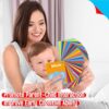 51 PCS Carte Cognitive Spagnole per Bambini, Stampate su entrambi i lati 7 in 1 Carte Colorate Alfabeto, Numeri, Cibi, Animali, Forme, Colori con 2 Anelli Richiudibili - immagine 8