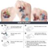 Adesivi per Tatuaggi -Tomicy 60 Pcs Tatuaggi Temporanei di Adesivi Supe-reroi Tatuaggi Temporanei per Bambini Adesivi Super-eroi Tatuaggi Set per Ragazze Ragazzi - immagine 4