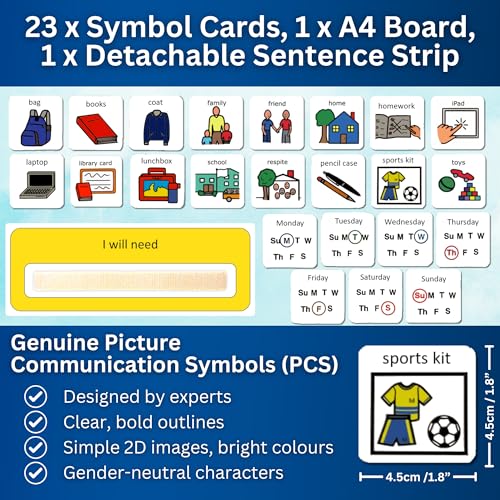 Autism Supplies and Developments- Pianificatore del Giorno (Inglese), Colore English, DP_EN - immagine 6