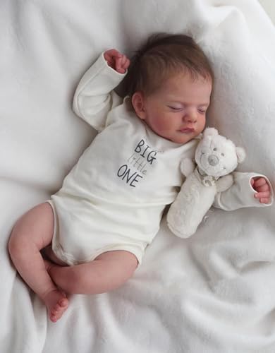 Bambole Reborn Femmina Realistica Baby Che Sembrano Vere Bambola Fatto a mano Corpo in cotone morbido Originali Dolls Toddler Bambina Bambolotti Bambini Maschio - immagine 5