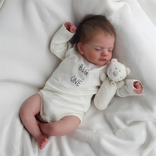 Bambole Reborn Femmina Realistica Baby Che Sembrano Vere Bambola Fatto a mano Corpo in cotone morbido Originali Dolls Toddler Bambina Bambolotti Bambini Maschio - immagine 7