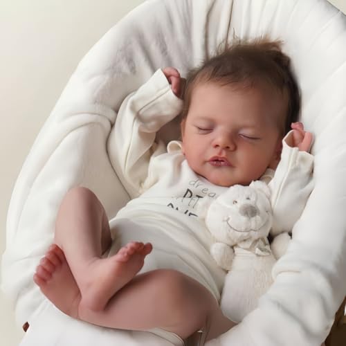 Bambole Reborn Femmina Realistica Baby Che Sembrano Vere Bambola Fatto a mano Corpo in cotone morbido Originali Dolls Toddler Bambina Bambolotti Bambini Maschio - immagine 8