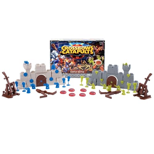 CROSSBOWS & CATAPULTS - Gioco da tavolo di strategia per bambini dai 7 anni - Battaglia tra catapulte e castelli - Costruzioni leggendarie ed edifici epici - 2 giocatori - 20-30 minuti - immagine 3