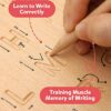 Coogam Lettere in Legno Tracing Board Double-Sided, Alfabeto 123 Numeri Cognizione Montessori Apprendimento precoce STEM Giocattolo prescolare Regalo per Bambini di 3 4 5 Anni - immagine 4