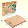 Coogam Lettere in Legno Tracing Board Double-Sided, Alfabeto 123 Numeri Cognizione Montessori Apprendimento precoce STEM Giocattolo prescolare Regalo per Bambini di 3 4 5 Anni - immagine 8
