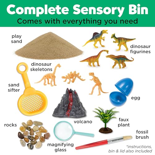 Creativity for Kids- Sensory Craft Kit, Colore Dinosauro Dig, 6283000 - immagine 4