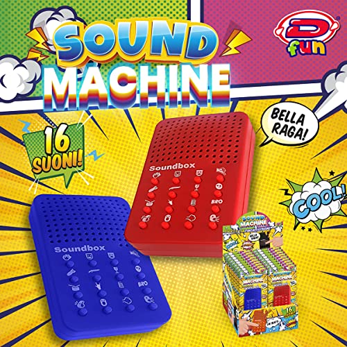 D-fun- Sound Machine, Assortimento, Colore Rosso e Blu, Medium, DIP76688