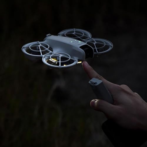 DJI NEO LED Drone Luce notturna luminosa Treppiede Accessori Searchlight Night Flight Light Faro per DJI NEO Accessori, Luce stroboscopica di riempimento notturno con supporto staffa di montaggio - immagine 3