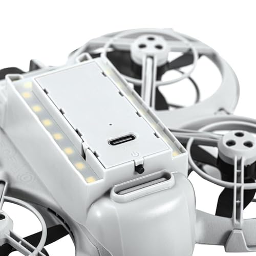 DJI NEO LED Drone Luce notturna luminosa Treppiede Accessori Searchlight Night Flight Light Faro per DJI NEO Accessori, Luce stroboscopica di riempimento notturno con supporto staffa di montaggio - immagine 5