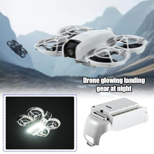 DJI NEO LED Drone Luce notturna luminosa Treppiede Accessori Searchlight Night Flight Light Faro per DJI NEO Accessori, Luce stroboscopica di riempimento notturno con supporto staffa di montaggio - immagine 8