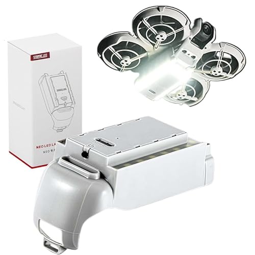 DJI NEO LED Drone Luce notturna luminosa Treppiede Accessori Searchlight Night Flight Light Faro per DJI NEO Accessori, Luce stroboscopica di riempimento notturno con supporto staffa di montaggio