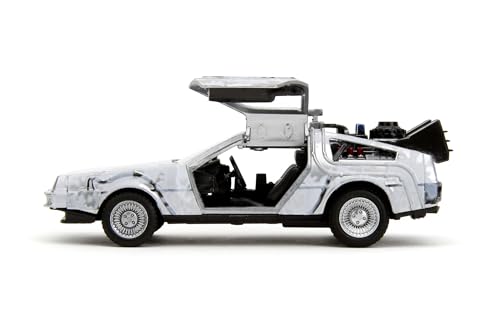 Dickie Toys - Dlorean Ritorno al futuro congelato 1:32, Multicolore (253252038) - immagine 4