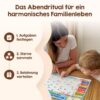 Edubini Lavagna ricompensa per bambini – [100 compiti + 350 magneti] – Sistema di ricompensa per la responsabilità – Lavagna magnetica Montessori, agenda settimanale per bambini, strumenti ADHD – con - immagine 4
