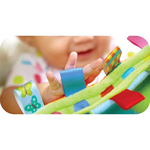 G-Tree Tag Coperta infantile del bambino Coperta Comfort peluche Security morbido sveglio bambini dentizione giocattolo Neonato Regalo Regalo di compleanno (punto verde) - immagine 8