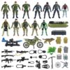 JOYIN 2023 Calendario dell'Avvento di Natale con Uomo dell'Esercito Militare Calendario per il Conto alla Rovescia di 24 Giorni con Soldati Action Figures, Armi per Ragazzi Bomboniere per Feste - immagine 3