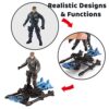 JOYIN 2023 Calendario dell'Avvento di Natale con Uomo dell'Esercito Militare Calendario per il Conto alla Rovescia di 24 Giorni con Soldati Action Figures, Armi per Ragazzi Bomboniere per Feste - immagine 4