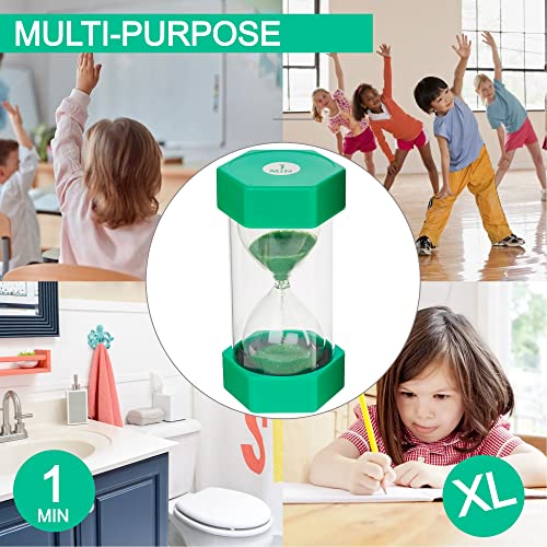 Jumbo Sand Timer for Kids- Colorful and Attractive-Easy to Operate- Visual Tool for Kids- Learning Tool - immagine 5
