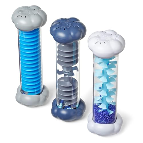 Learning Resources Rumori del Tempo Metereologico Tubi Sensoriali, Giochi Bambine di 3 Anni, Giocattolo Anti Stress, 3 Suoni, Neve, Pioggia e Temporale, Multicolore, 96019 - immagine 8