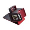 Mage Tech Scatola porta carte per MTG Commander, design brevettato, display Commander, come porta mazzo, adatta a 100 carte a doppia manica, include mattoncini e vassoio per dadi da 35 punti