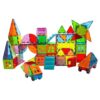 Magna-Tiles Metropolis-Set da 110 Pezzi-Piastrelle magnetiche 3D, Multicolore, 17.5 x 3 x 14 Inches, 20110 - immagine 6