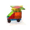Magna-Tiles Metropolis-Set da 110 Pezzi-Piastrelle magnetiche 3D, Multicolore, 17.5 x 3 x 14 Inches, 20110 - immagine 8