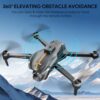 Mingfuxin Drone Con Telecamera Per Principianti, 5G Wifi FPV Droni Pieghevoli RC Quadcopter Con Evitamento Ostacoli, Motore Brushless, Avvio/Spegnimento Con Un Tasto, Capovolgimenti A 360° - immagine 6
