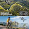 Mingfuxin Drone Con Telecamera Per Principianti, 5G Wifi FPV Droni Pieghevoli RC Quadcopter Con Evitamento Ostacoli, Motore Brushless, Avvio/Spegnimento Con Un Tasto, Capovolgimenti A 360° - immagine 8