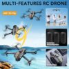 Mingfuxin Drone Con Telecamera Per Principianti, 5G Wifi FPV Droni Pieghevoli RC Quadcopter Con Evitamento Ostacoli, Motore Brushless, Avvio/Spegnimento Con Un Tasto, Capovolgimenti A 360° - immagine 9