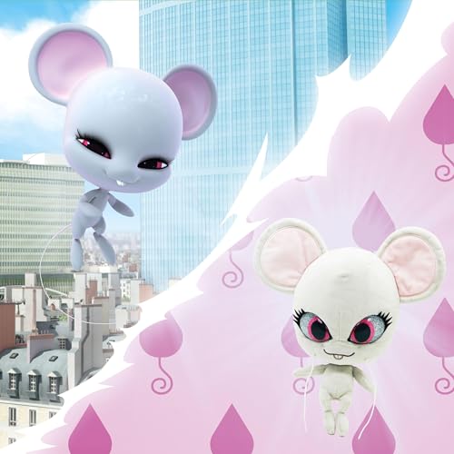 Miraculous Ladybug - Kwami Mon Ami Mullo, peluche per bambini da 24 cm, peluche morbidissimo con occhi in resina, brillantini e lucentezza, cuciture dettagliate (Wyncor) - immagine 5