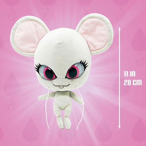 Miraculous Ladybug - Kwami Mon Ami Mullo, peluche per bambini da 24 cm, peluche morbidissimo con occhi in resina, brillantini e lucentezza, cuciture dettagliate (Wyncor) - immagine 6