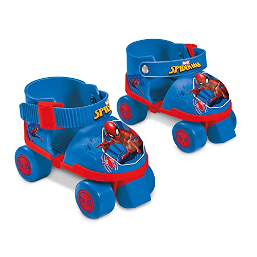 Mondo Toys - pattini a rotelle regolabili Spiderman Marvel per bambini - Taglia dal 22 al 29 - set completo di borsa trasparente, gomitiere e ginocchiere - 18390 - immagine 4
