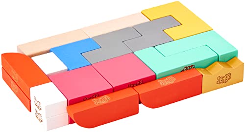 Monopoly Jenga Maker, Wooden Blocks, Stacking Tower Game, Game for Kids Ages 8 and Up, Game for 2-6 Players, Multicolor - immagine 7