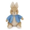 NANQUAN GUND Beatrix Potter Peter Rabbit Knit Plush, Stuffed Animal for Ages 1 And Up, Brown/Blue, 6.5”