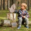 ROBUD Kit di ricerca per bambini, kit da viaggio di scoperta con acchiappamoinsetti, ingrandimento degli insetti, rete a farfalla, borsa per il trasporto, giocattoli, regali per ragazzi e ragazze dai - immagine 8