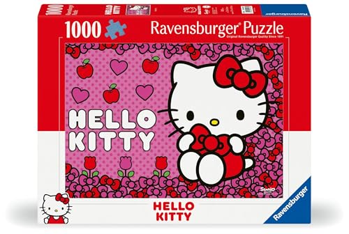 Ravensburger - Puzzle 1000 pezzi Hello Kitty, Puzzle 1000 pezzi Adulti e Bambini +14 anni, 70x50 cm
