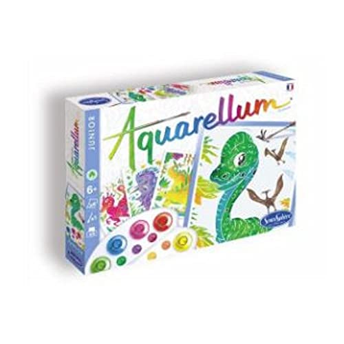 Sentosphère, Colore Aquarellum Junior-Dinosauri, 6511