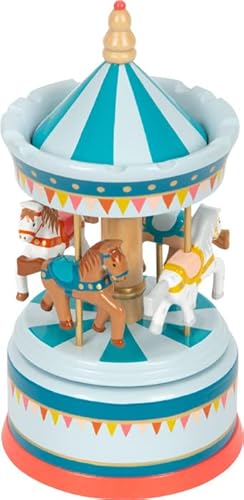 Small Foot Carillon Giostra dei Cavalli, Circo in Legno, Decorazione per la cameretta, con Dolce Ninna Nanna, 12321 Giocattoli, Multicolore, zzzz-s - immagine 4