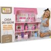 Teorema 40541 - Casa per le Bambole in Legno con 3 Livelli di Gioco, 5 stanze, Decorazioni e Arredo incluso - immagine 4