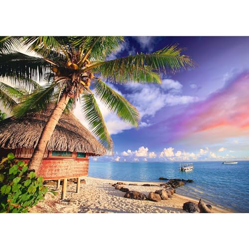 Trefl Isola Bora 500 Pezzi Te con Panorama Vacanziero, Intrattenimento Creativo, Divertimento, Puzzle Classico per Adulti e Bambini a partire da 10 anni, Multicolore, 37485 - immagine 3