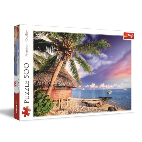 Trefl Isola Bora 500 Pezzi Te con Panorama Vacanziero, Intrattenimento Creativo, Divertimento, Puzzle Classico per Adulti e Bambini a partire da 10 anni, Multicolore, 37485 - immagine 2