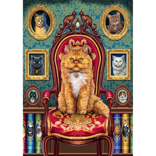 Trefl Premium Plus Quality-Puzzle Collection: Gattomania-1000 Pezzi, Serie di Immagini Magiche, Lisa Parker, Tessere Perfettamente Corrispondenti, per Adulti e Bambini dai 12 Anni, Multicolore, 10896 - immagine 3