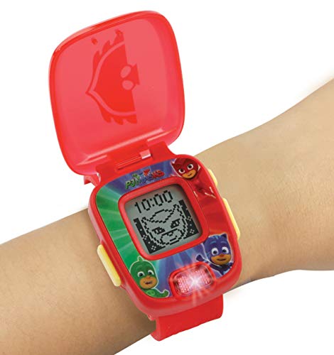 VTech-80-175857 PJ Masks Buhita, Orologio Digitale educativo Che stimola l'apprendimento e incorpora minigiochi e attività, Colore Rosso, único, 3480-175857 - immagine 3