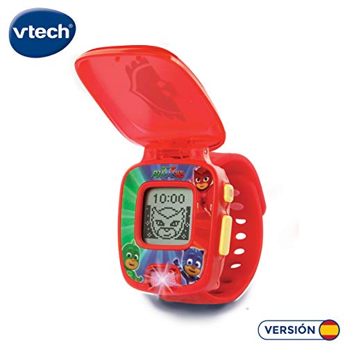 VTech-80-175857 PJ Masks Buhita, Orologio Digitale educativo Che stimola l'apprendimento e incorpora minigiochi e attività, Colore Rosso, único, 3480-175857 - immagine 4