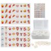 WPPQWP 65 blocchi di gioco Mahjong 30mm (plastica ABS), seaside escape gioco, Mahjong per bambini, gioco di partito, seaside escape gioco da tavolo, zen game (viene fornito con 64 adesivi carino)