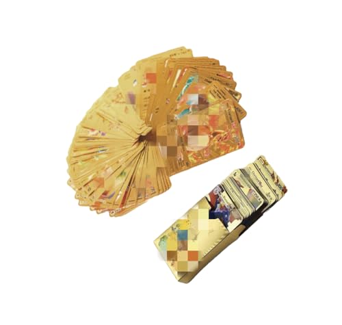 YKKJ 110 pcs Assortite Carte Da Collezione，Flash Card Divertenti，per Ragazze e Ragazzi, Casa Decorazioni, L'intrattenimento da Collezione（argento/oro）.