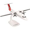 herpa Snap-Fit modellino aereo QantasLink DHC-8-300 – VHTQZ “Bundaberg, miniatura in scala 1:100, pezzo da collezione, modello con supporto, plastica - immagine 4