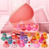 24 Pezzi Anatroccoli di San Valentino in Gomma, Mini Giochi di Anatroccolo da Bagno Carini, Piccoli Regali Colorati di Anatroccoli per San Valentino, Piccoli Regali di San Valentino per Bambini - immagine 18