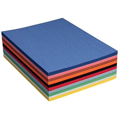 Art Street - Carta da costruzione leggera, 10 colori assortiti, 22,9 x 30,5 cm, 500 fogli - immagine 7