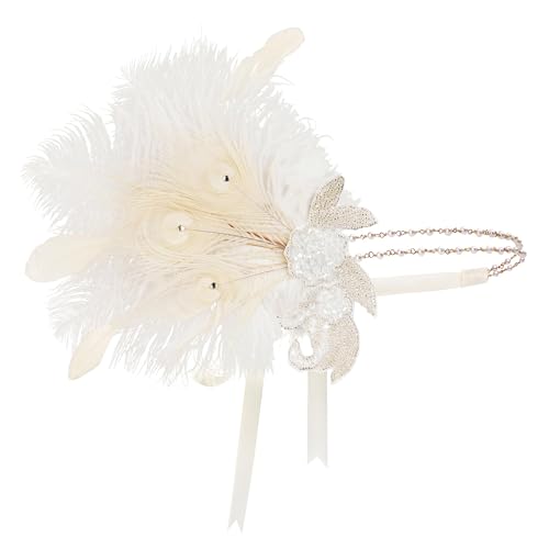 BABEYOND Set Accessori Anni 20 Flapper Fascia Gatsby Collana Perle Guanti Lunghi Porta Sigaretta di Stile Anni 20 per Prom Ballo Feste a Tema Vintage - immagine 4