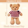 BSNRDX Bear Peluche Carino Stuffed Animale Giocattolo Cuscino Bambola Animale Giocattolo di Peluche Regalo di San Valentino Giocattolo Imbottito Morbido Sorprese Romantiche Regalo Anniversario - immagine 3